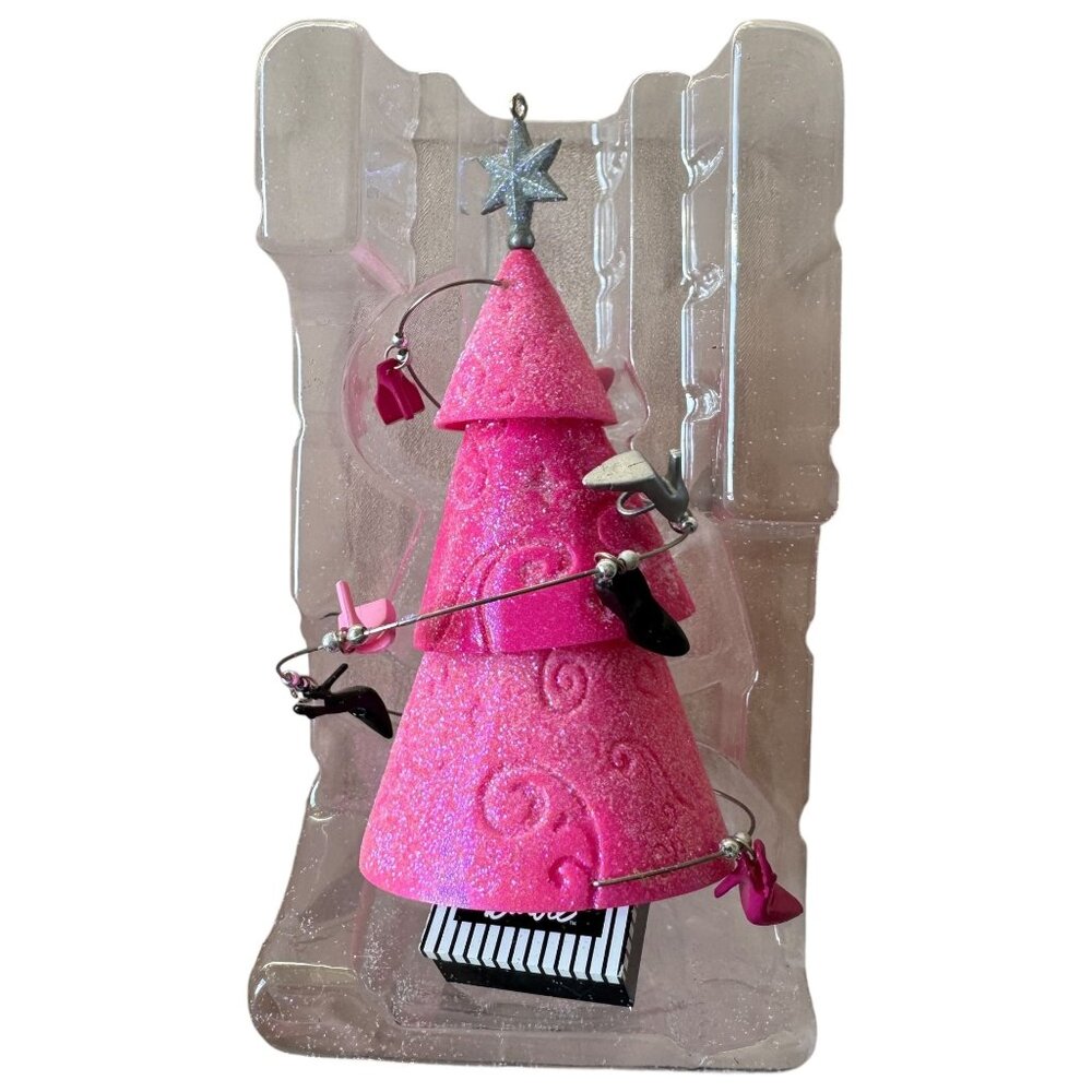 2010 Hallmark Keepsake Barbie It's All About The Shoes Ornament Christmas Mattel - Picture 5 of 9